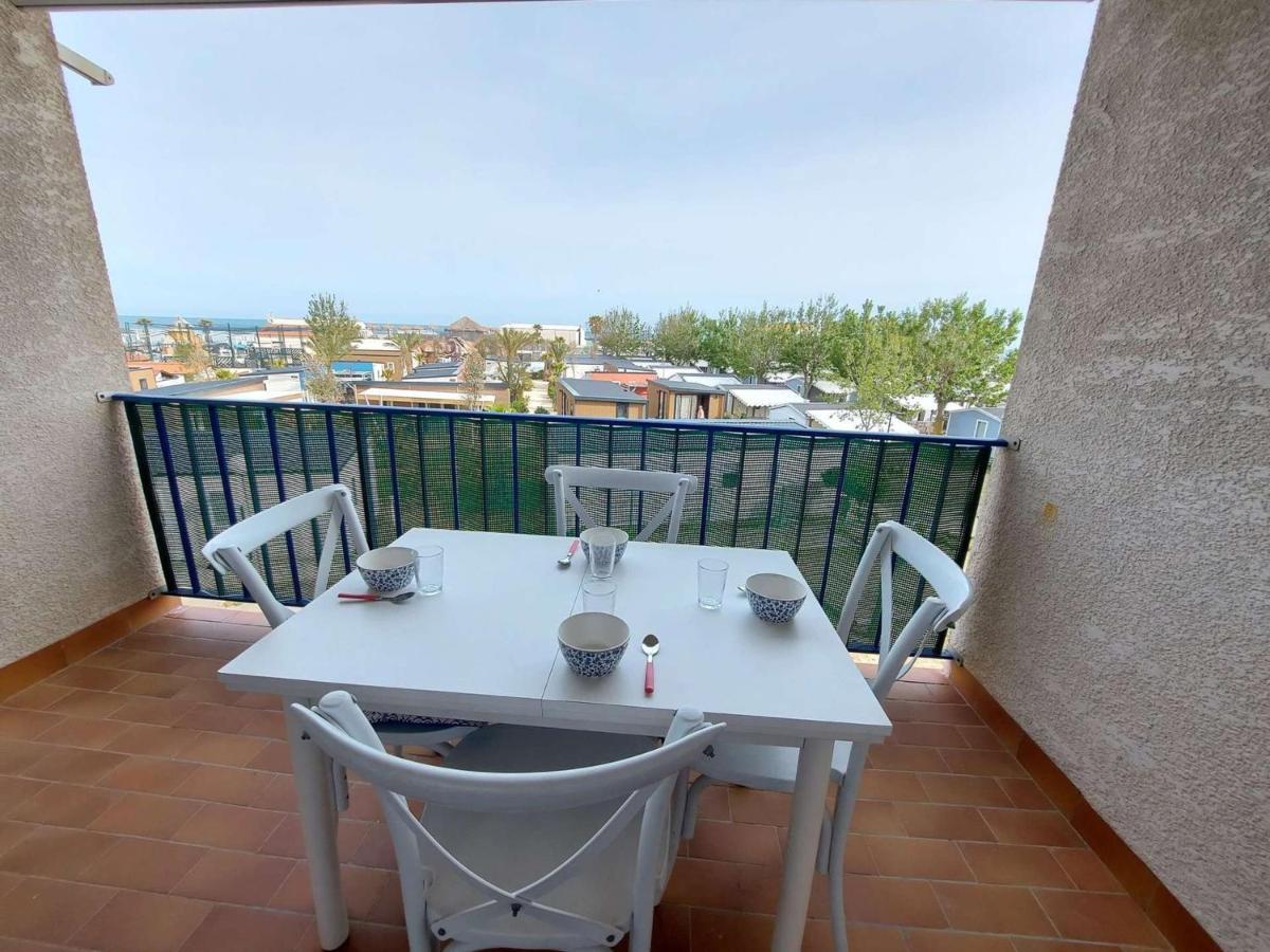 Studio Cabine Mezzanine, 6 Pers, Terrasse Sud, Pres Quai, Parking Prive - Fr-1-326-755 Marseillan  Exteriör bild